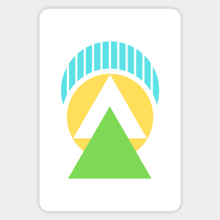 Mountain Life Digital Art #8 Sticker